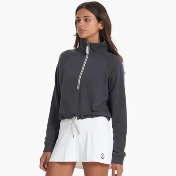 Vuori Sweaters - NWT Vuori Sedona Half Zip Sweater in Charcoal, Size Medium